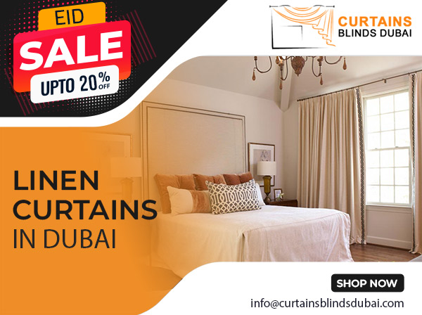 Linen curtains Dubai